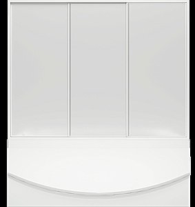 Шторка на ванну BAS Ямайка 180x145 купить в интернет-магазине Sanbest