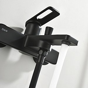Смеситель для ванны Black&white Gravity GL-9101-MB черный матовый купить в интернет-магазине сантехники Sanbest