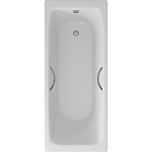 Ванна чугунная Delice Biove Comfort DLR220509R 170x75 белая с ручками купить в интернет-магазине Sanbest
