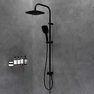 Душевая система Damixa Origin Evo 978200300 черная матовая купить в интернет-магазине сантехники Sanbest
