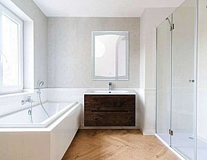 Тумба с раковиной Belbagno ETNA 80 rovere moro для ванной в интернет-магазине Sanbest