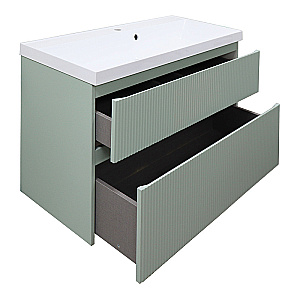Тумба с раковиной Azario Viola 100/2 CS00097148 фисташковая для ванной в интернет-магазине Sanbest