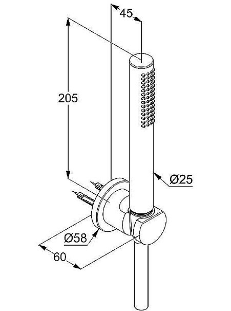 Душевой гарнитур Kludi Nova Fonte Puristic 20850N0-15 золото брашированное купить в интернет-магазине сантехники Sanbest