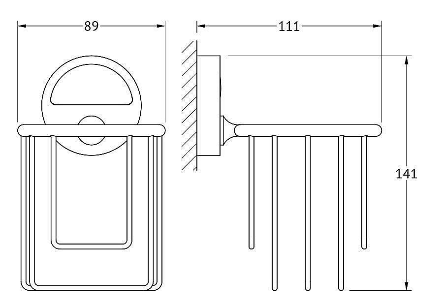 Держатель освежителя воздуха FBS Luxia LUX 051 купить в интернет-магазине сантехники Sanbest