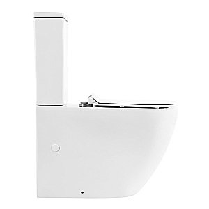 Унитаз-компакт BelBagno SFERA-R BB2141CPR-BB2141T безободковый, с бачком купить в интернет-магазине Sanbest