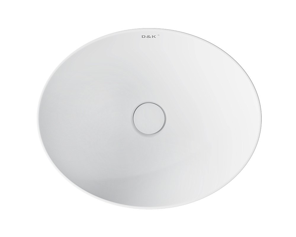 Раковина D&K Matrix 41х33 DT1390708 белая матовая купить в интернет-магазине Sanbest