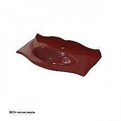 Раковина стеклянная Caprigo Бурже с бортиком эмаль 80 купить в интернет-магазине сантехники Sanbest