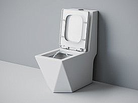 Унитаз-моноблок с функцией биде Laguraty 071AC с крышкой микролифт купить в интернет-магазине Sanbest