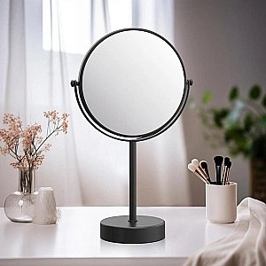 Зеркало косметические Aquatek AQ4914MB черное матовое купить в интернет-магазине сантехники Sanbest