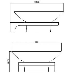 Мыльница Rav-Slezak Nil NLA0300ZK золотистый крацованный купить в интернет-магазине сантехники Sanbest