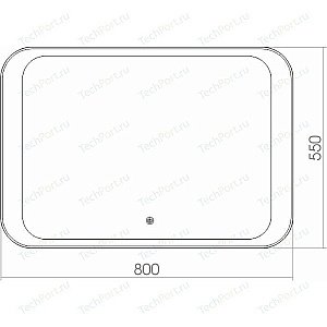 Зеркало Mixline Индиго 539788 80 в ванную от интернет-магазине сантехники Sanbest