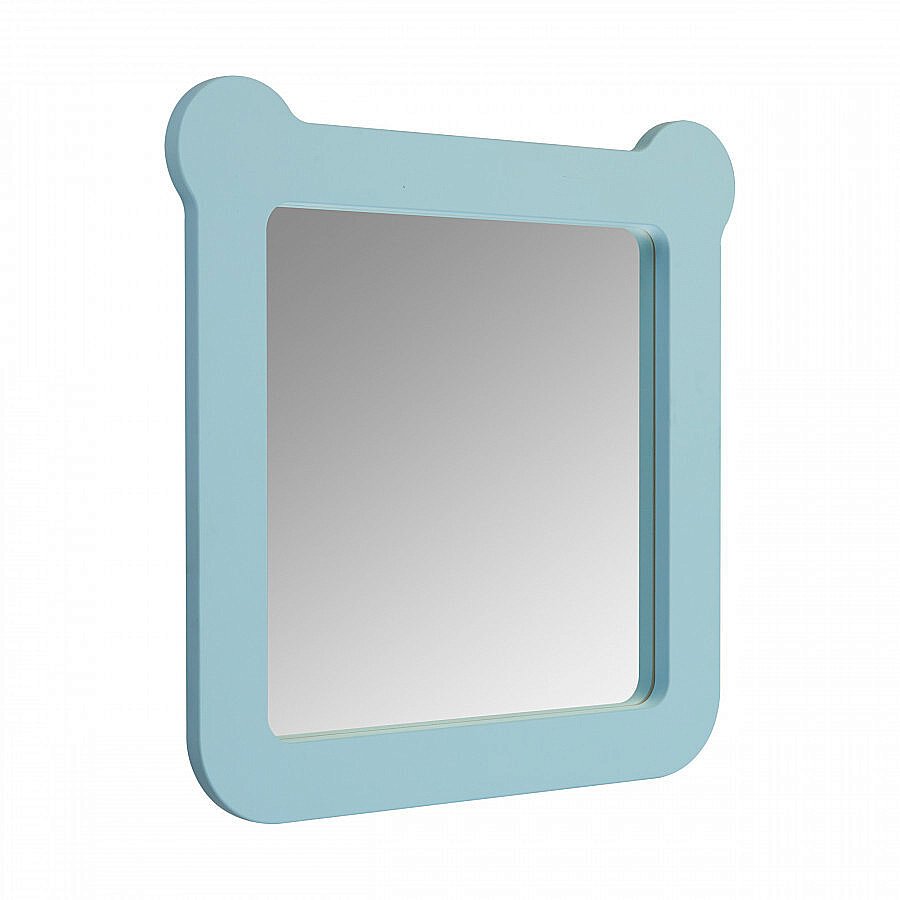 Зеркало Акватон Каспер Мишка 1A283402CR0E0 голубое матовое в ванную от интернет-магазине сантехники Sanbest