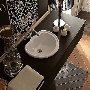 Раковина Kerasan Retro 50 103101bi*0 белая купить в интернет-магазине Sanbest