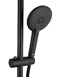 Смеситель для ванны с душевым гарнитуром WONZON & WOGHAND ALFA WW-AE3205-MB черный матовый купить в интернет-магазине сантехники Sanbest