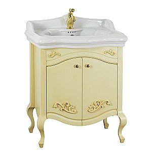 Тумба с раковиной Migliore Impero 70 Decape Sabbia с 2 дверками для ванной в интернет-магазине Sanbest