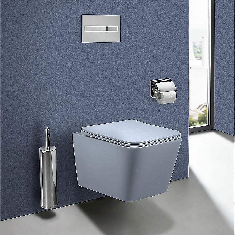 Унитаз Vincea Q-Line VT1-12MO безободковый, с крышкой микролифт, океан матовый купить в интернет-магазине Sanbest