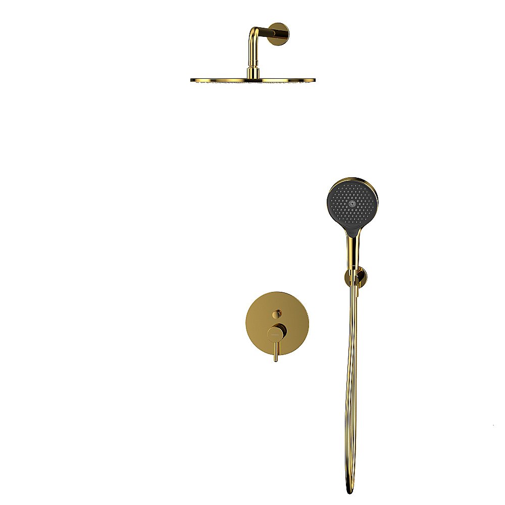 Душевая система WhiteCross Y YSET04TOPGL золото купить в интернет-магазине сантехники Sanbest