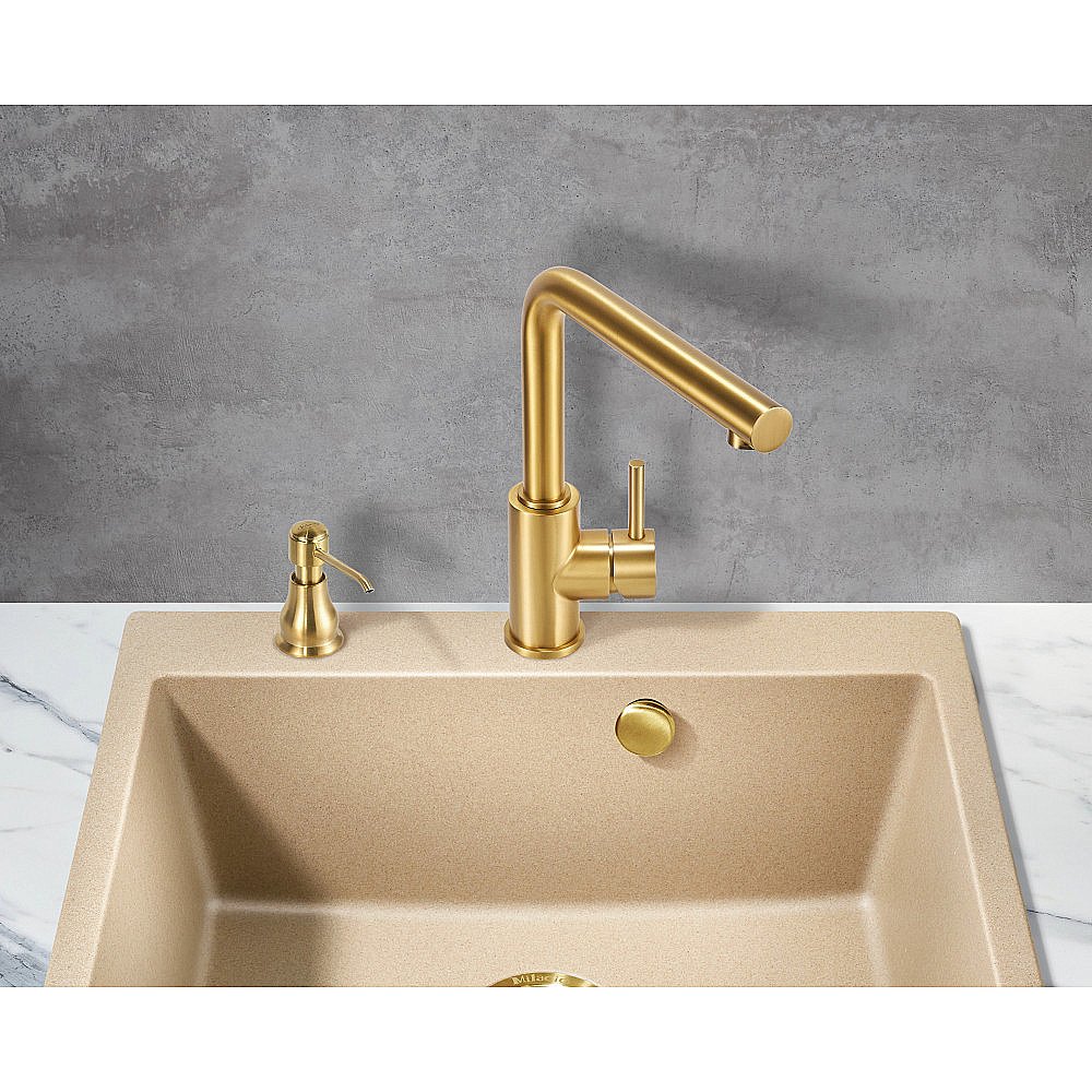 Смеситель для кухни Milacio Ultra MCU.555.GD золото купить в интернет-магазине сантехники Sanbest