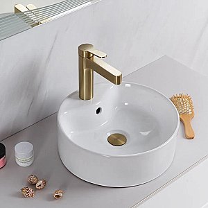 Раковина накладная Belbagno 37 BB1400 белая купить в интернет-магазине Sanbest