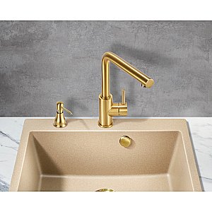 Смеситель для кухни Milacio Ultra MCU.555.GD золото купить в интернет-магазине сантехники Sanbest