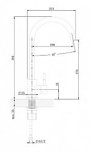 Смеситель для кухни Agger Zest A0701100 хром купить в интернет-магазине сантехники Sanbest