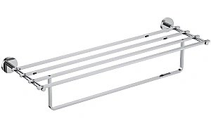 Полка с полотенцедержателем Aquatek Бетта AQ4615CR хром купить в интернет-магазине сантехники Sanbest