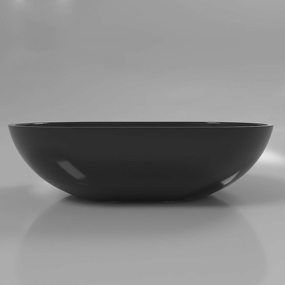 Раковина накладная WhiteCross Amber 60 0716.060035.101 черная купить в интернет-магазине Sanbest