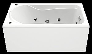 Ванна с гидромассажем BAS Бриз 150x75 купить в интернет-магазине Sanbest
