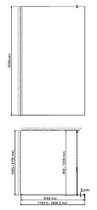 Душевое ограждение WasserKRAFT Rossel 28W40 120 купить в интернет-магазине Sanbest