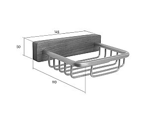 Мыльница Bronze De Luxe FOREST 10703C купить в интернет-магазине сантехники Sanbest