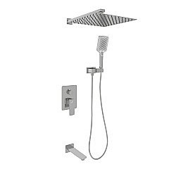 Душевая система Oliveeka D OL-88939003-BN никель брашированный купить в интернет-магазине сантехники Sanbest