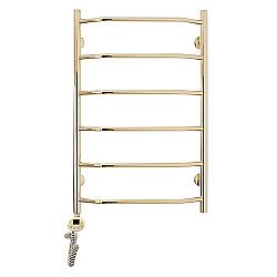 Полотенцесушитель электрический Domoterm Лаура П6 500x800 EL золото левый купить в интернет-магазине сантехники Sanbest