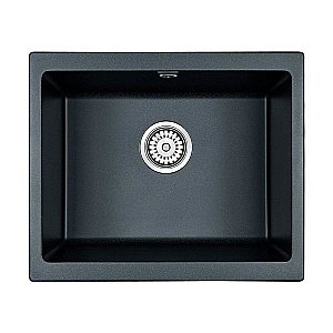Мойка кухонная Paulmark Gera PM205546-BLM Черная купить в интернет-магазине сантехники Sanbest