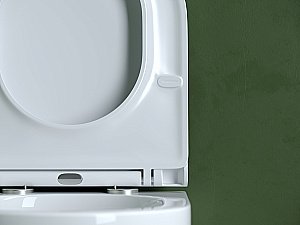 Унитаз подвесной Ceramica Nova Ulma CN4006T белый, с крышкой микролифт, безободковый, слив-торнадо купить в интернет-магазине Sanbest