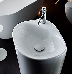 Раковина Laufen Palomba 8.1180.4.400.104.1 белая купить в интернет-магазине Sanbest