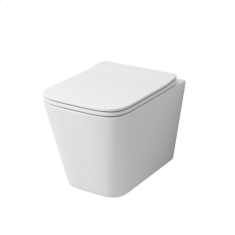 Унитаз подвесной Grossman GR-4441 безободковый, с крышкой микролифт, белый глянцевый купить в интернет-магазине Sanbest