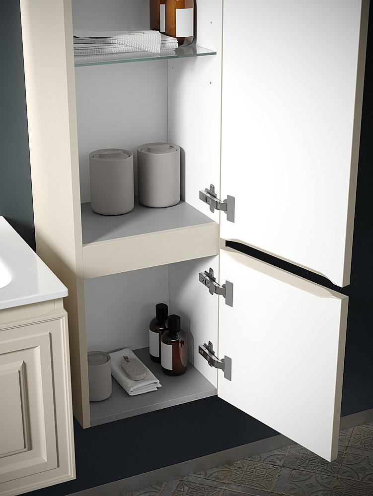 Пенал подвесной Sancos Very PVR35CE Beige Soft для ванной в интернет-магазине сантехники Sanbest