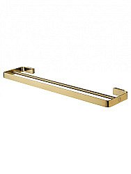 Полотенцедержатель двойной WONZON & WOGHAND LOTTE WW-8311A-BG брашированное золото купить в интернет-магазине сантехники Sanbest