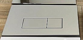 Кнопка для инсталляции CeramaLux BC-011 серебро купить в интернет-магазине сантехники Sanbest