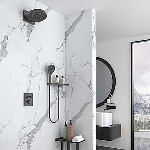 Душевая система Vincea Inspire VSFW-3I21MT1RGM вороненая сталь купить в интернет-магазине сантехники Sanbest