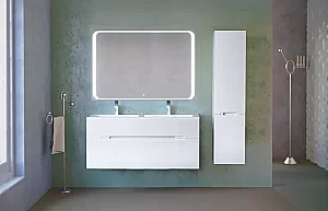 Зеркало Jorno Modul Mоl.02.120/W 120x80 в ванную от интернет-магазине сантехники Sanbest