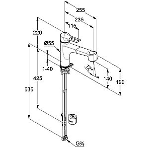 Смеситель для кухни Kludi Mix Multi 329420562 хром купить в интернет-магазине сантехники Sanbest