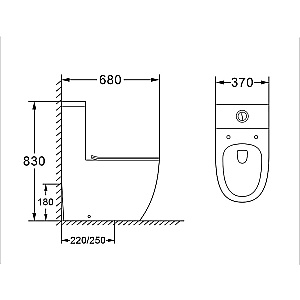 Инсталляция для унитаза Azario AZ-8010-1000 купить в интернет-магазине сантехники Sanbest