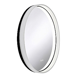Зеркало Azario Ольга АZ-LED013425 черный матовый в ванную от интернет-магазине сантехники Sanbest