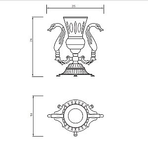 Стакан Migliore LUXOR 26216 золото купить в интернет-магазине сантехники Sanbest