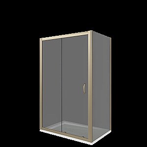 Душевой уголок Good door JAZZ WTW+SP 140x80 тонированный/бронза купить в интернет-магазине Sanbest