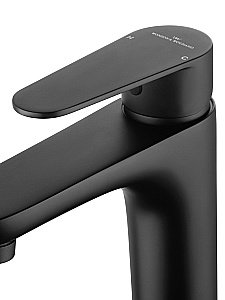 Смеситель для раковины высокий WONZON & WOGHAND ALFA WW-A40232-MB черный матовый купить в интернет-магазине сантехники Sanbest