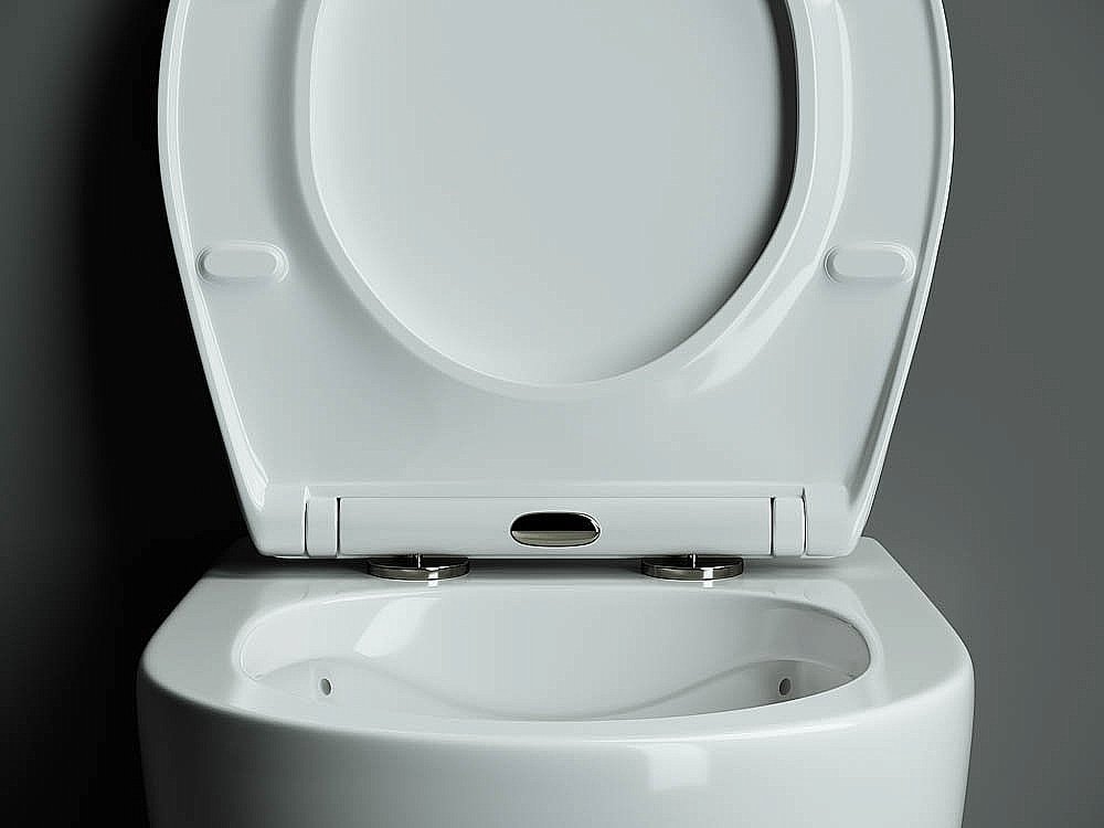 Унитаз подвесной Ceramica Nova PEARL CN8001 безободковый, с крышкой микролифт купить в интернет-магазине Sanbest