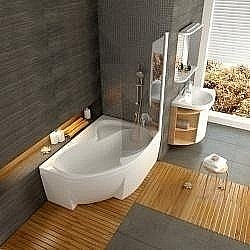 Ванна акриловая Ravak Rosa II 1600 правая купить в интернет-магазине сантехники Sanbest