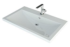 Тумба с раковиной Art&Max Family-M 75 подвесная, железный камень для ванной в интернет-магазине Sanbest